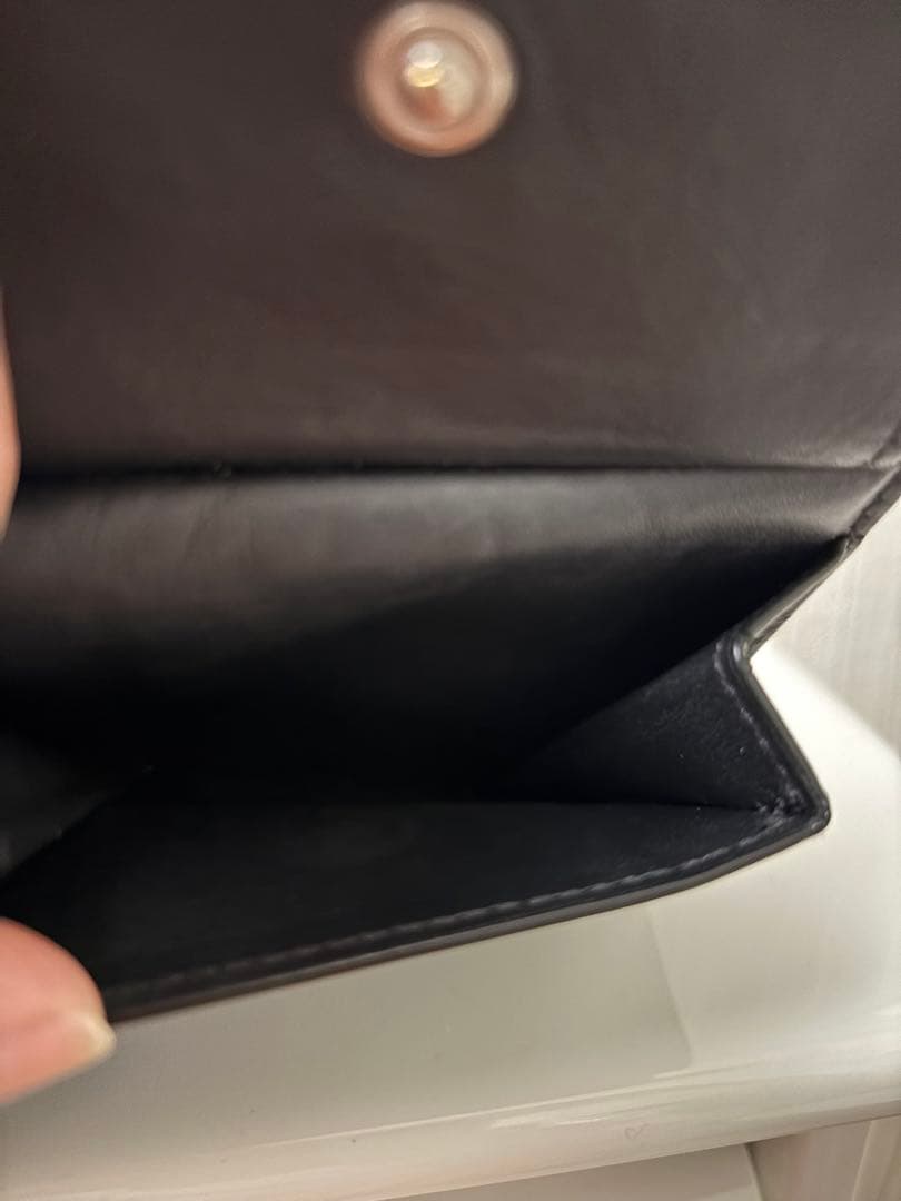 ボッテガ　BOTTEGA VENETA 二つ折り財布　ケース付き ブラック
