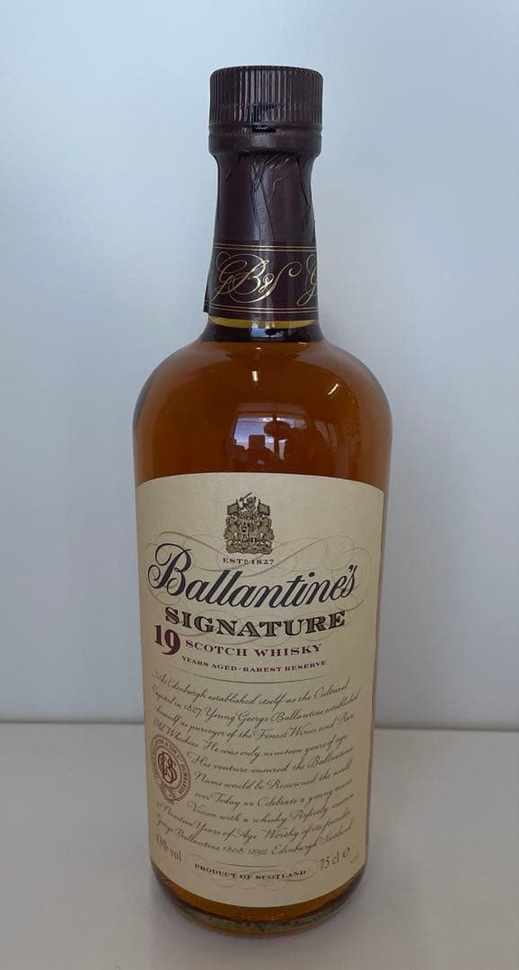 古酒　未開栓　バランタイン シグネチャー　19年 750ml