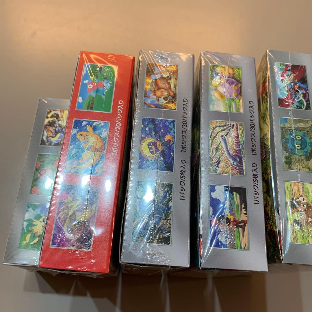 ポケモンカード BOXまとめ売り シュリンク付き 6BOX