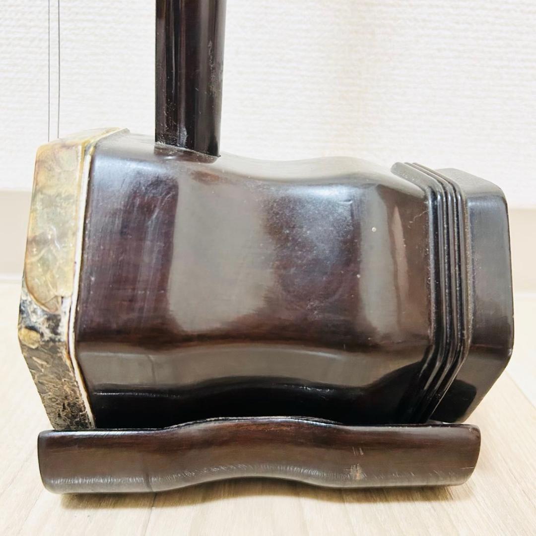 二胡 ZN-400H ◆紅木（新紅木）◆美品◆本革・蛇皮◆送料無料 ZEN-ON