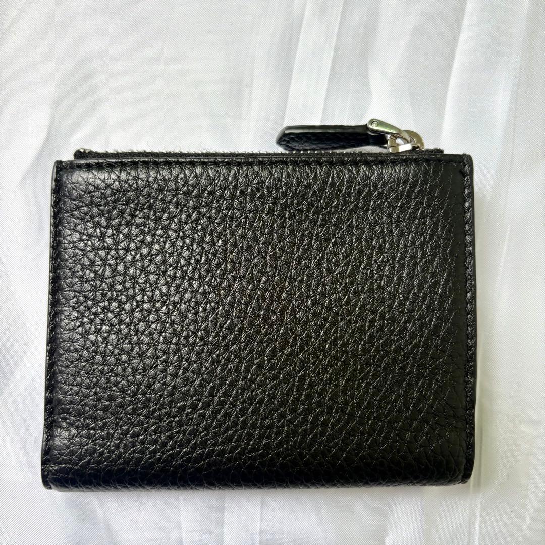 未使用級✨プラダ 折り財布 三角ロゴ ヴィッテロダイノ レザー ブラック