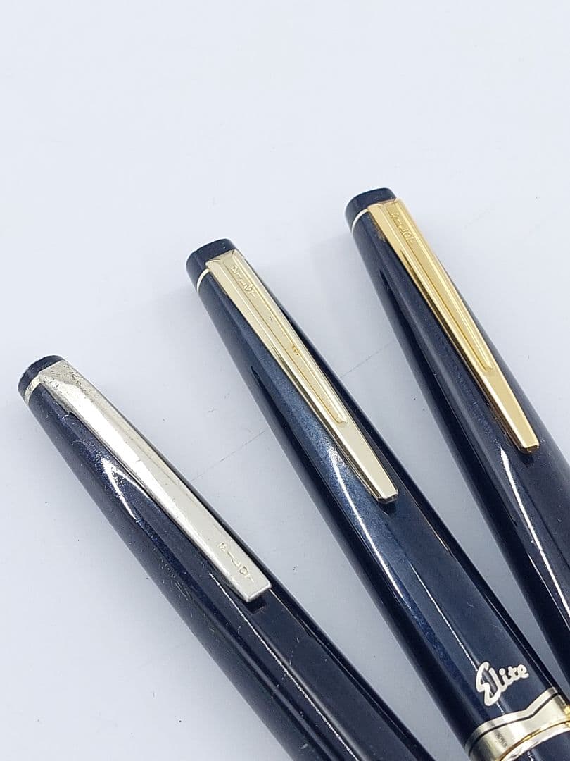 PILOTパイロット Eliteエリート 万年筆 3本まとめ売り 18K 14K