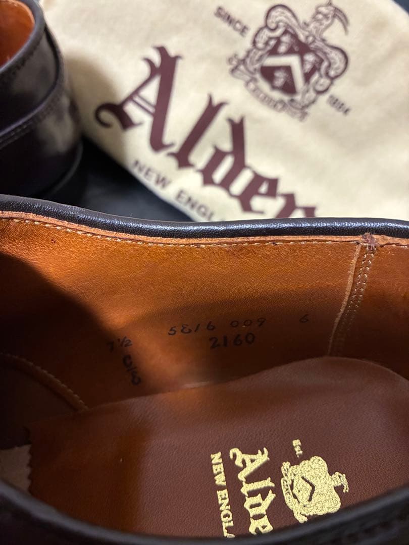 Alden コードバン 2160 ストレートチップシューズ