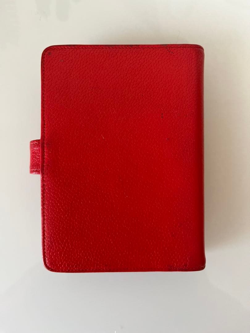 CHANEL レッドカードケース 5037177