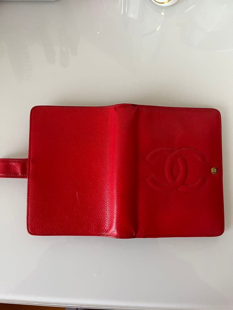 CHANEL レッドカードケース 5037177