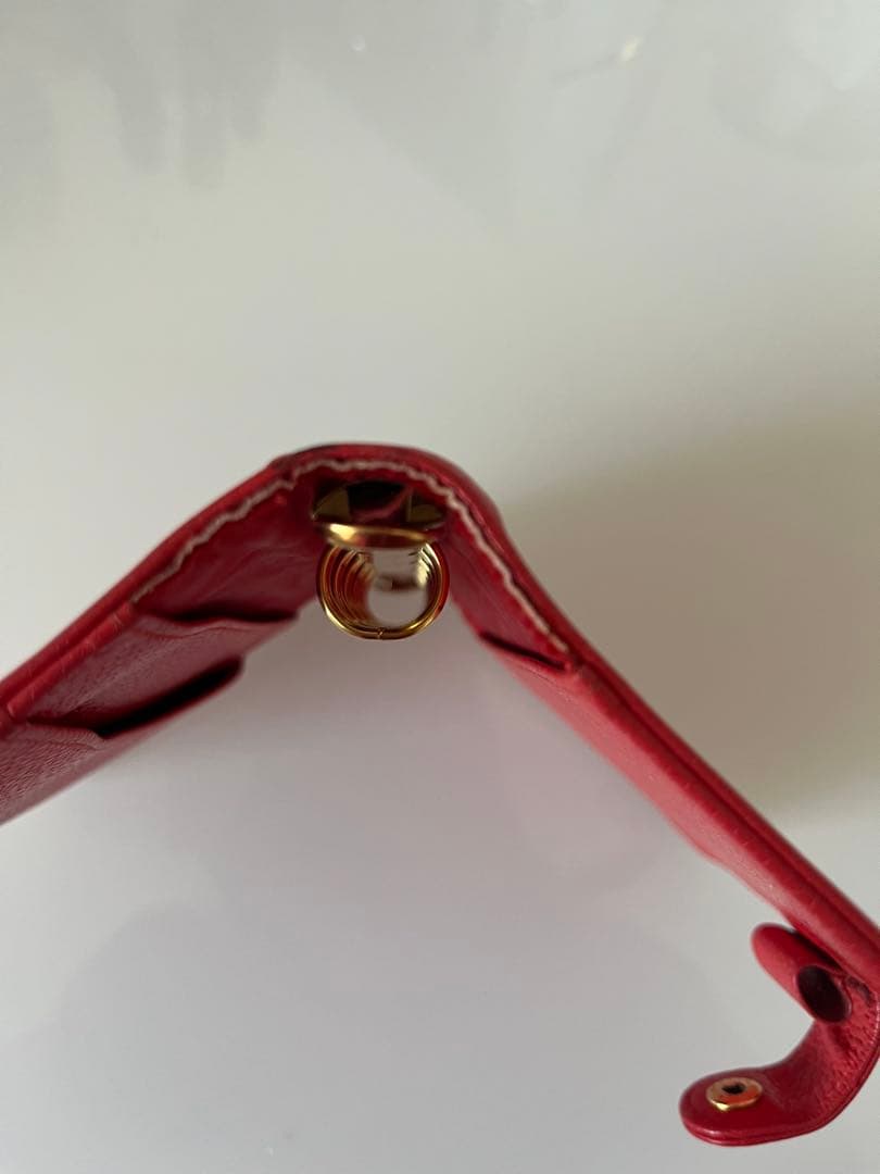 CHANEL レッドカードケース 5037177