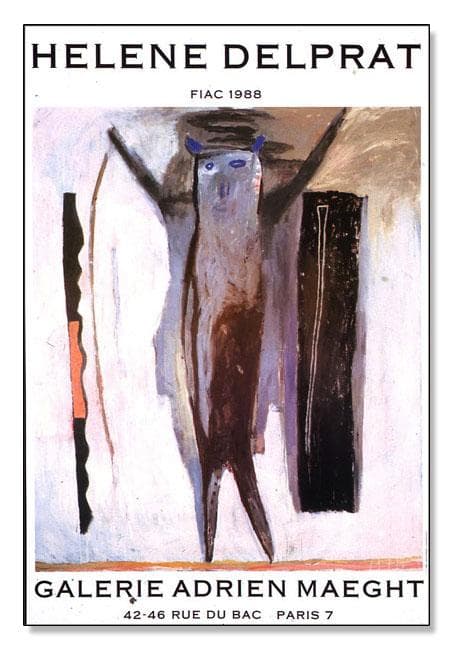 額装済/Fiac 1988/デルプラット/ポスター