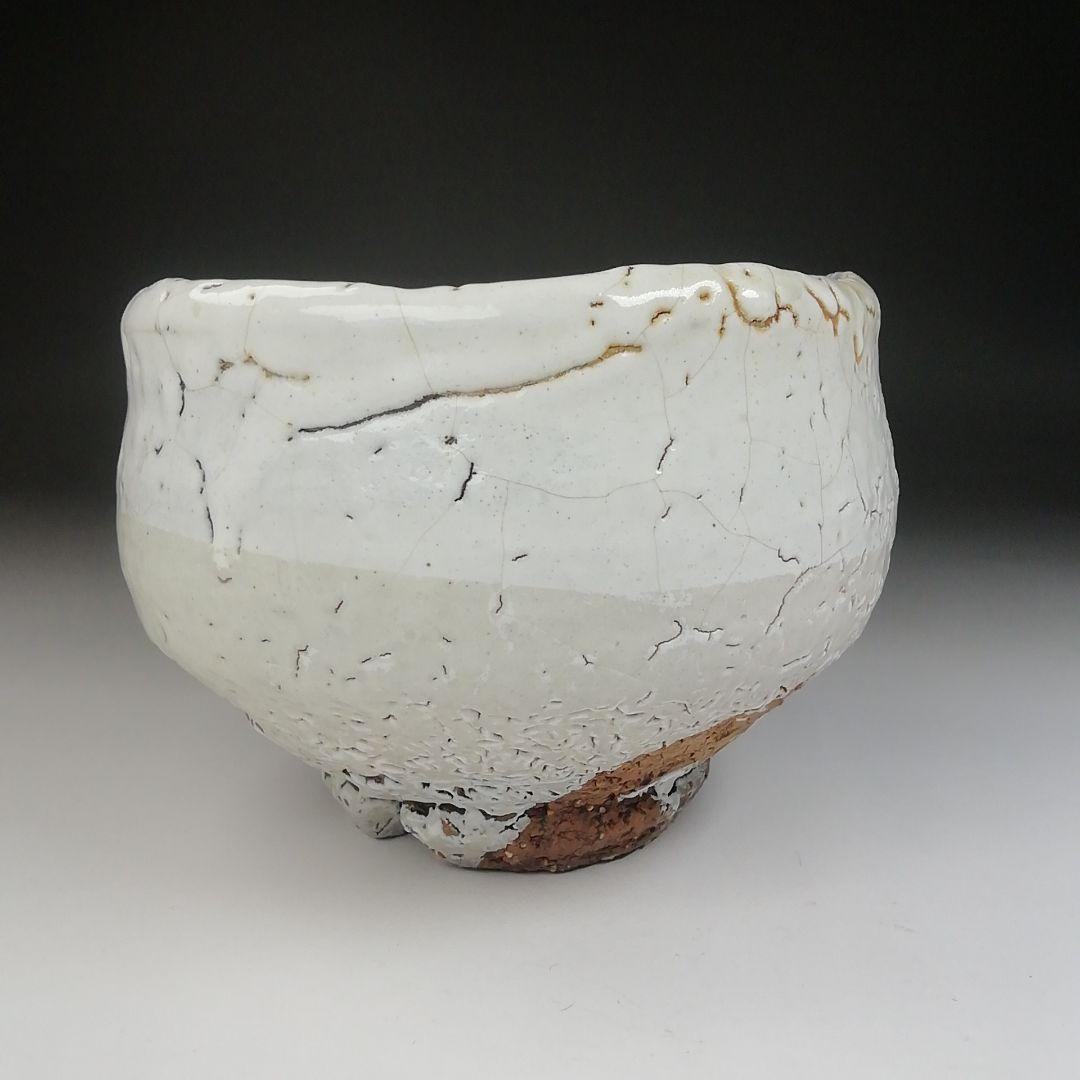 Ｔ４７２　茶碗　『萩焼』『北浜山　渋谷泥詩』　共箱　抹茶碗　茶道具