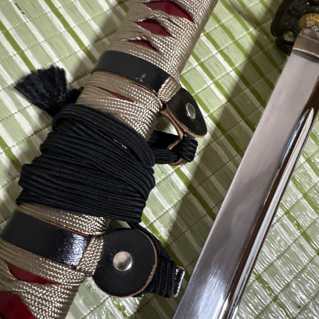 模造刀　刀　剣　ソード　工芸品　武具　武器　侍　赤　太刀