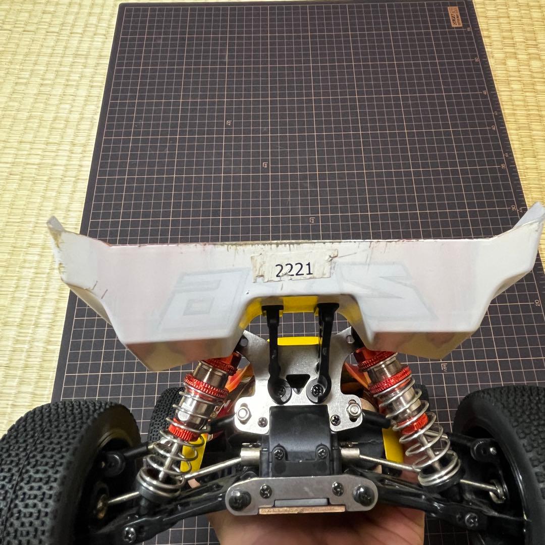 最終値下　爆速　ハイテック正規、社外OP多数ブラシレスラジコン75キロ4WD美品