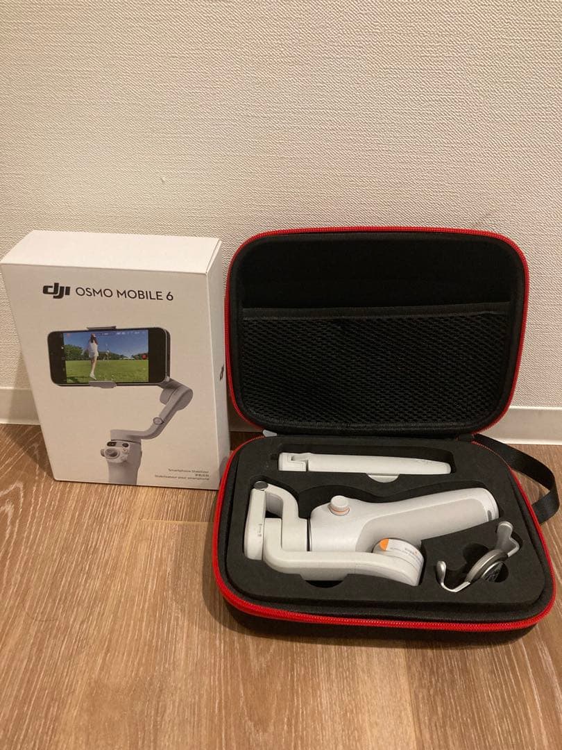 DJI Osmo Mobile 6 スマートフォンジンバル ホワイト専用ケース付