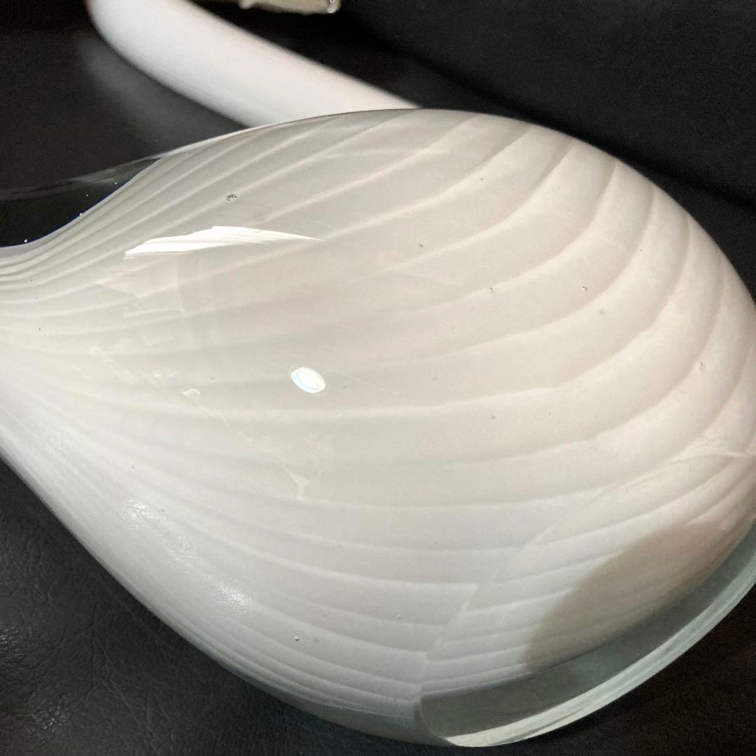 ヴィンテージ　formica フォルミア社　ムラーノガラス　白鳥　イタリア製