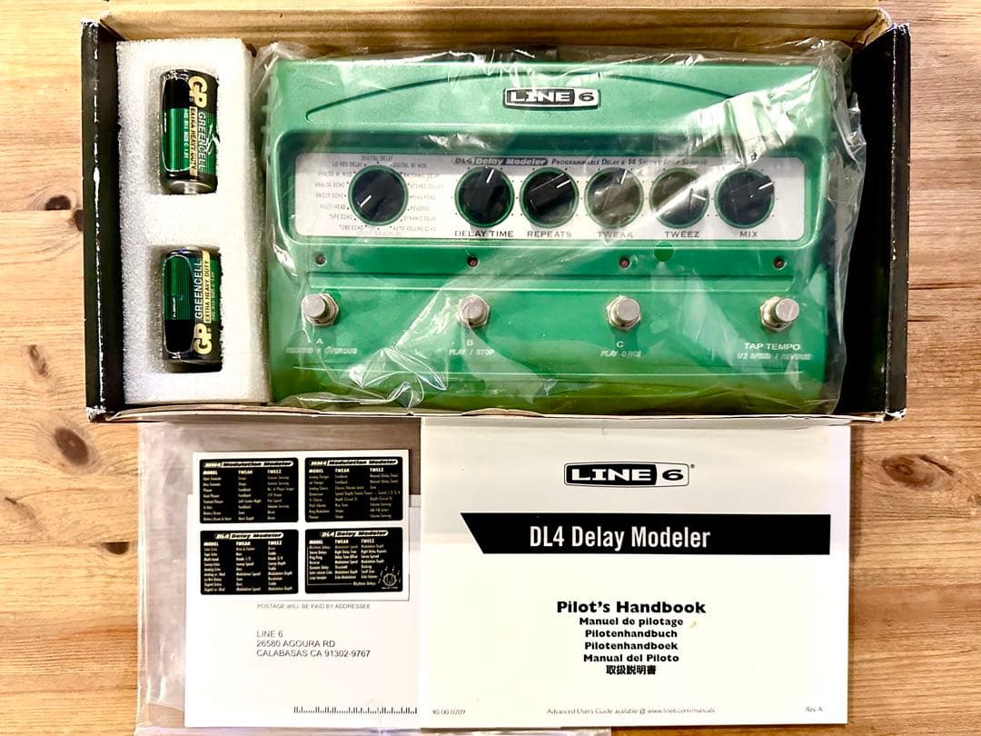LINE6 DL4 Delay Modeler●生産終了●箱・取説