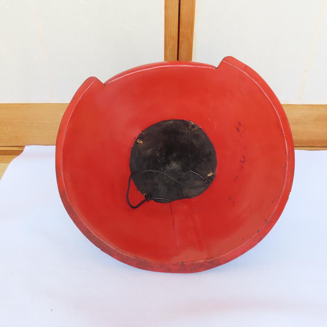 丸に九曜紋陣笠　トンキョ帽