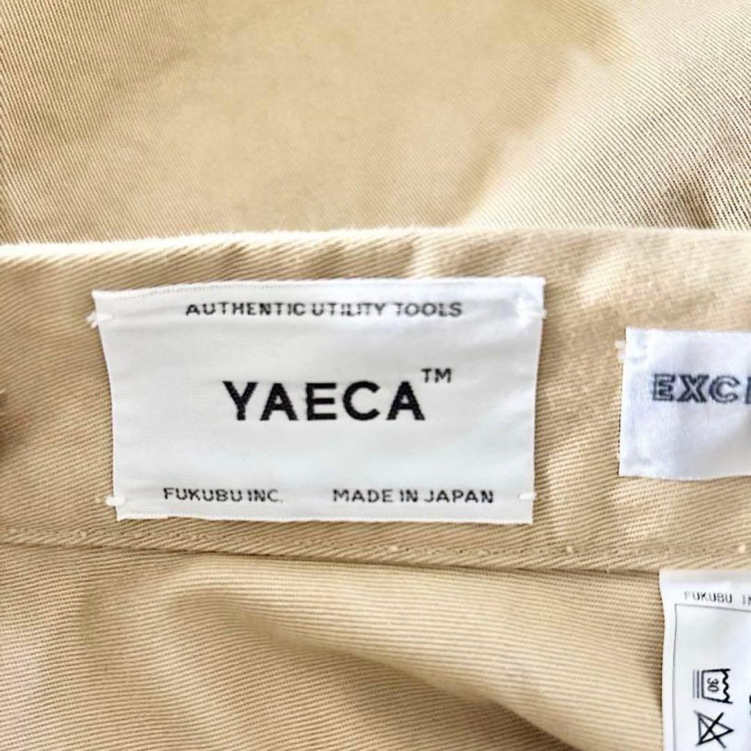 ⭐︎美品⭐︎YAECA ツータックパンツ　KUSAKI KHAKI　サイズS