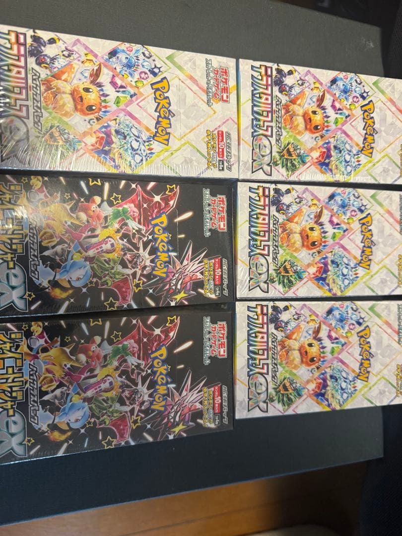 ポケモンカードテラスタルフェスex シャイニートレジャー6boxシュリンク付き