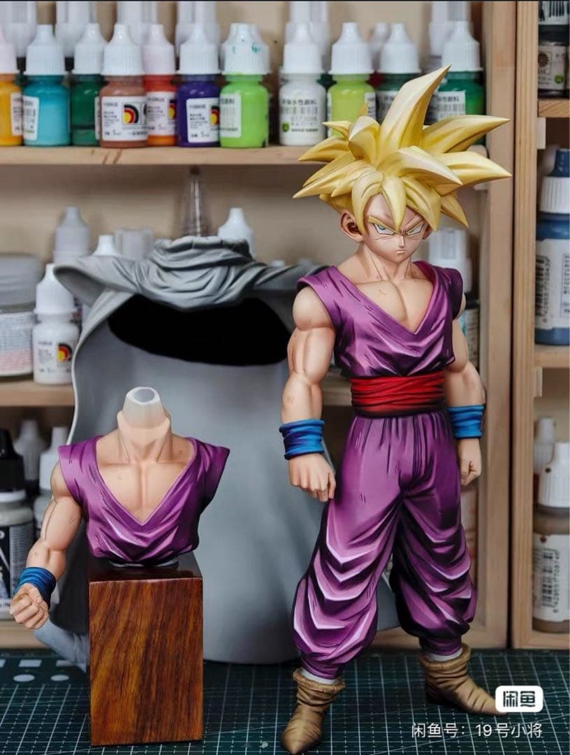 ドラゴンボールガレージキット　孫悟飯　レジン スタチュー フィギュア　完成品