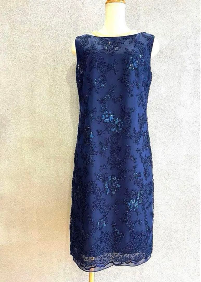 東京ソワールMARIKO KOHGA マリココウガケープ付きドレス　ワンピース