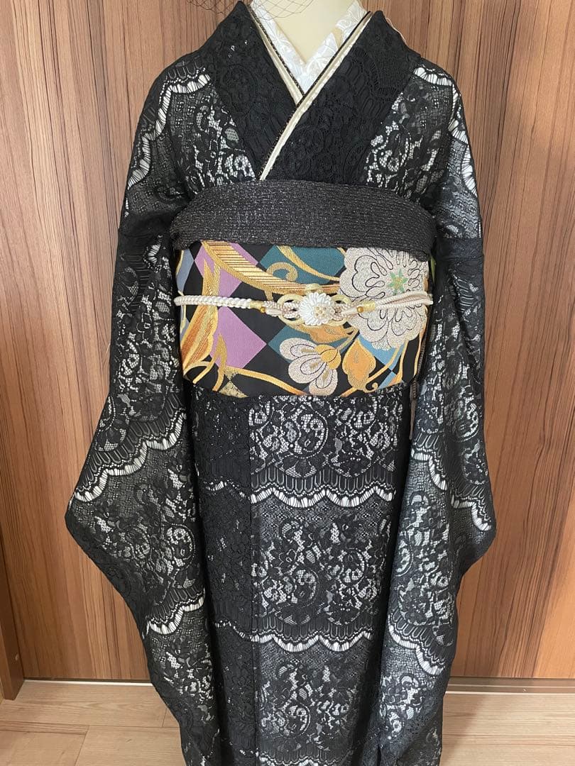 再入荷　新品 オリジナル総レース振袖 単品