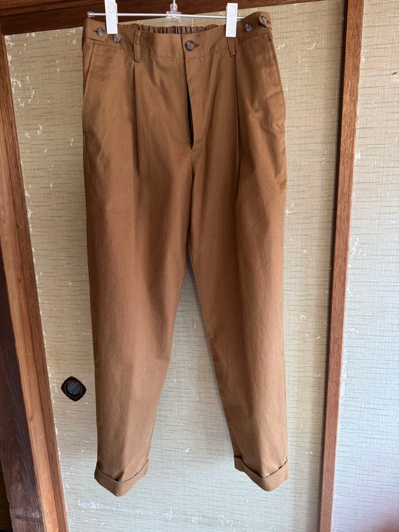 パンツ surcomm.arch. ORGANIC COTTON CHINO