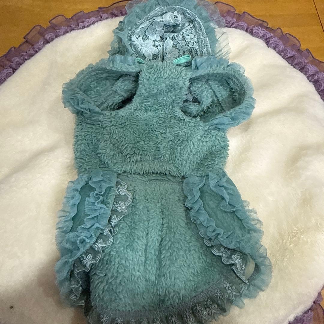 りんちゃん　くま耳ボアフリルワンピース2点セット