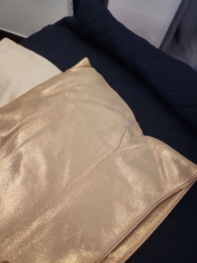 Jimmy Choo ゴールド クラッチバッグ