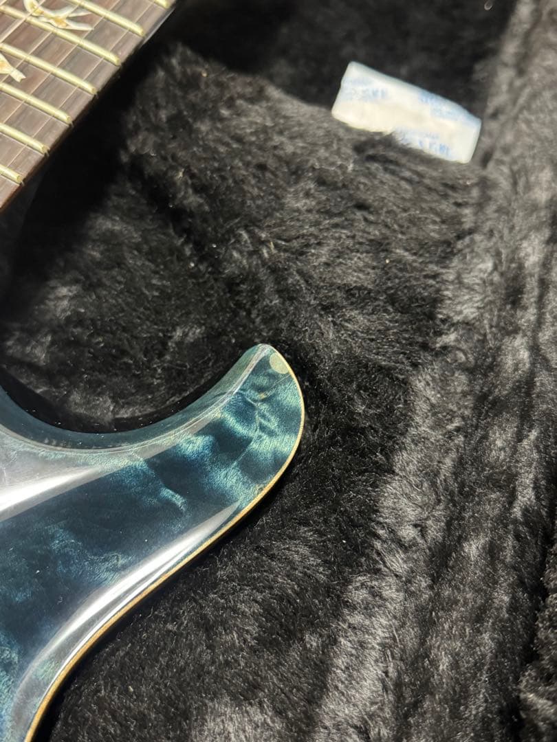 ギター PRS Custom24 10Top Whale Blue Quilt Top