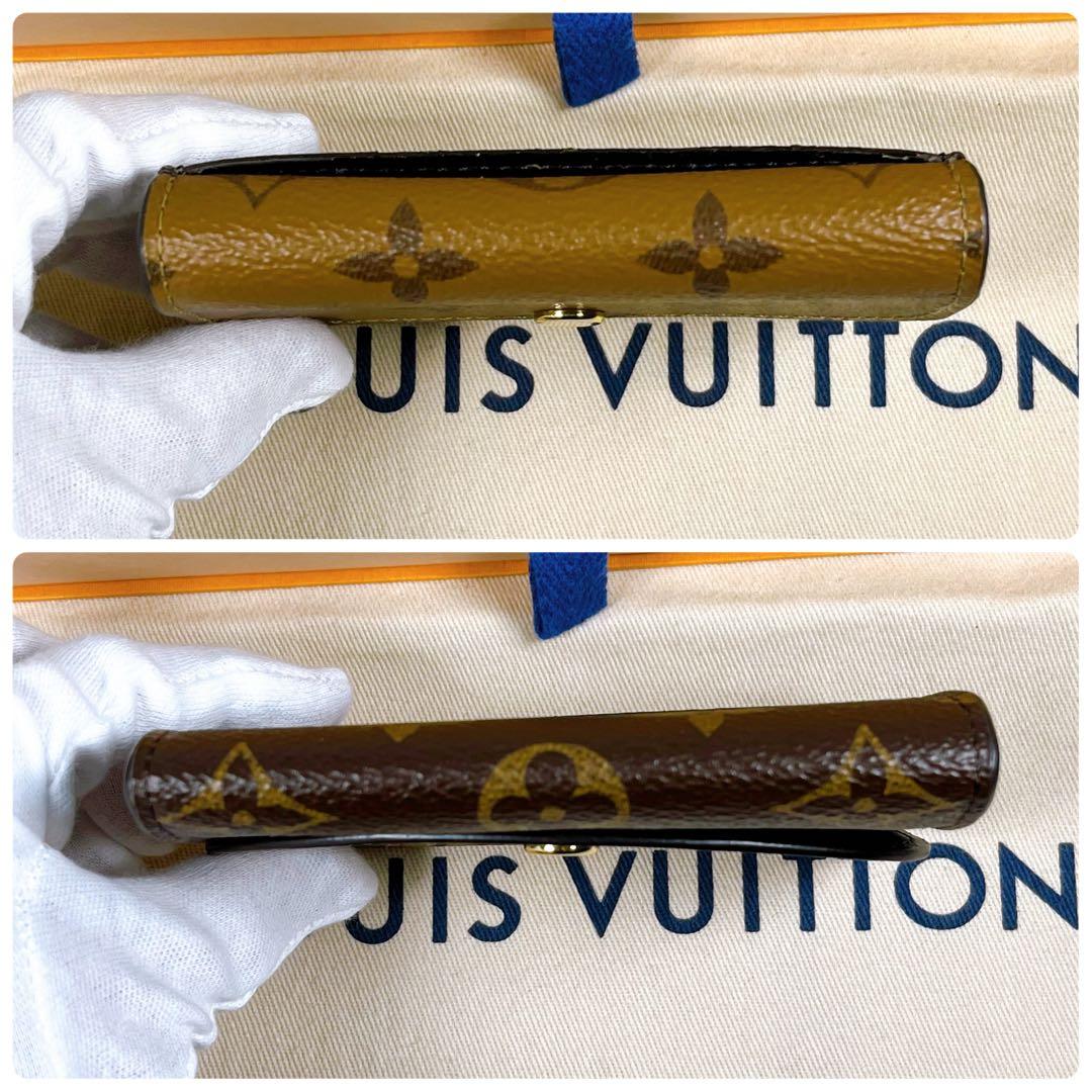 ✨極美品✨ ルイヴィトン モノグラムリバース ポルトモネロザリ コンパクト財布
