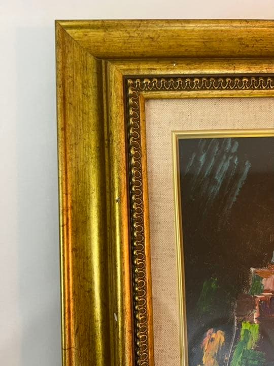 大澤 喜一　油絵　額縁付き