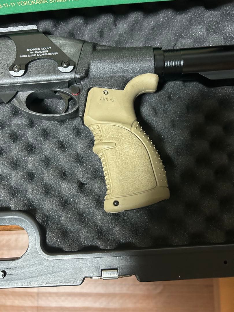 【マルゼン】CA870 TAC10 ショットガン　実物グリップ＆ストックカスタム