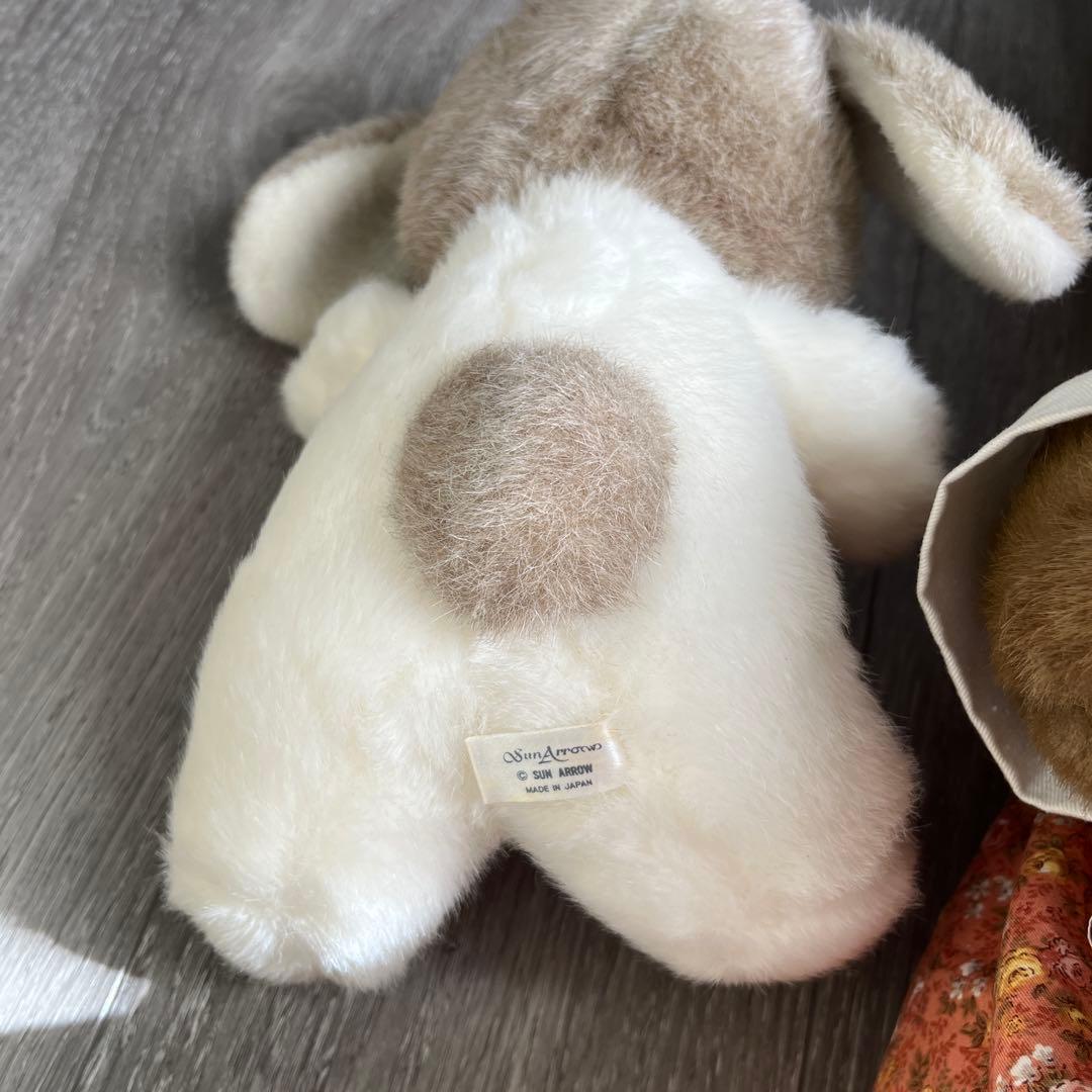 サンアロー　ラッキー　サンディー　ぬいぐるみ　うさぎ　犬