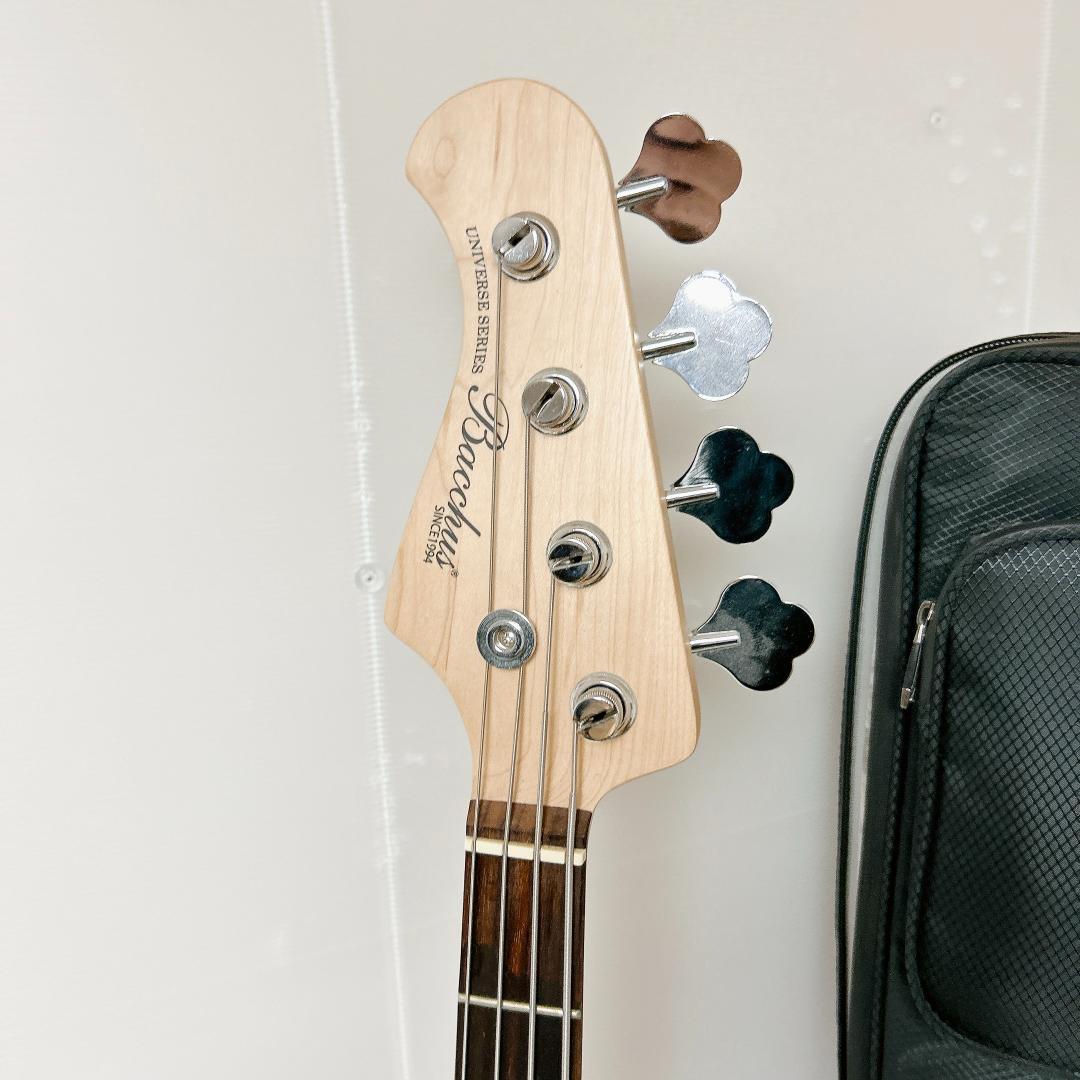 美品 Bacchus バッカス JAZZ BASS ジャズベース 左 レフティー