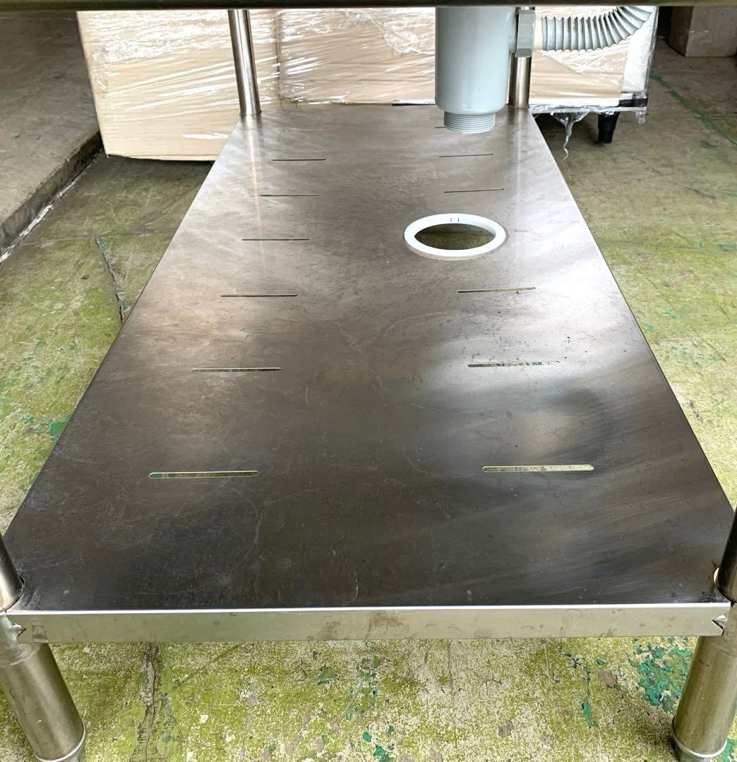 サンウェーブ 業務用ステンレス製1槽式シンク P-1S-126 水栓付き