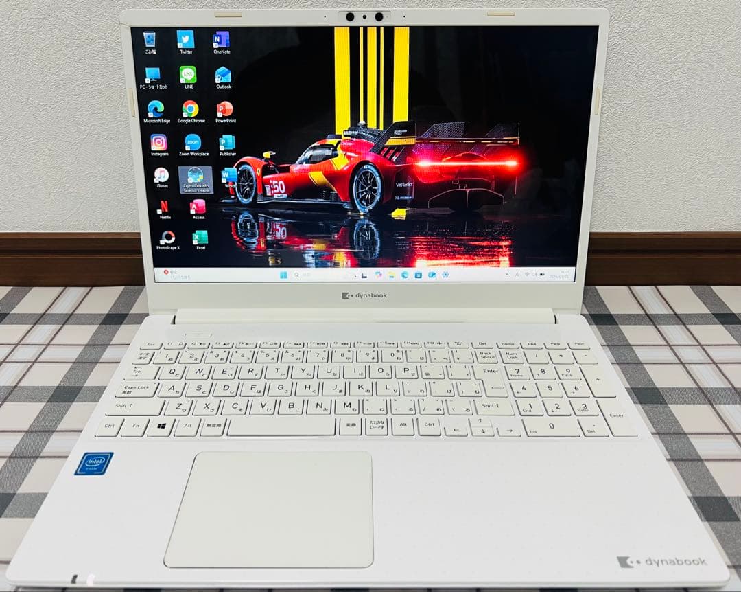 DYNABOOKノートパソコンWin11/8GB/m.2SSD256GB/1TB