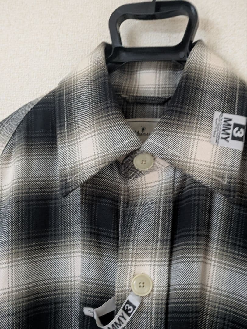 Maison MIHARA YASUHIRO　スーパービッグチェックシャツ