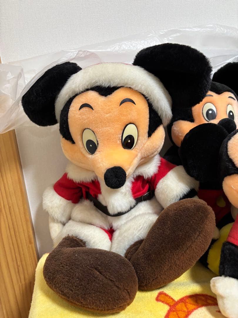 昭和レトロ　希少　ミッキーマウス ぬいぐるみ 4体セット