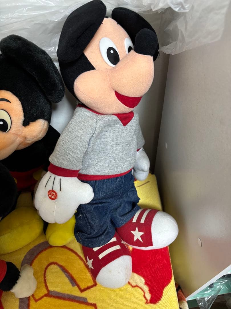 昭和レトロ　希少　ミッキーマウス ぬいぐるみ 4体セット
