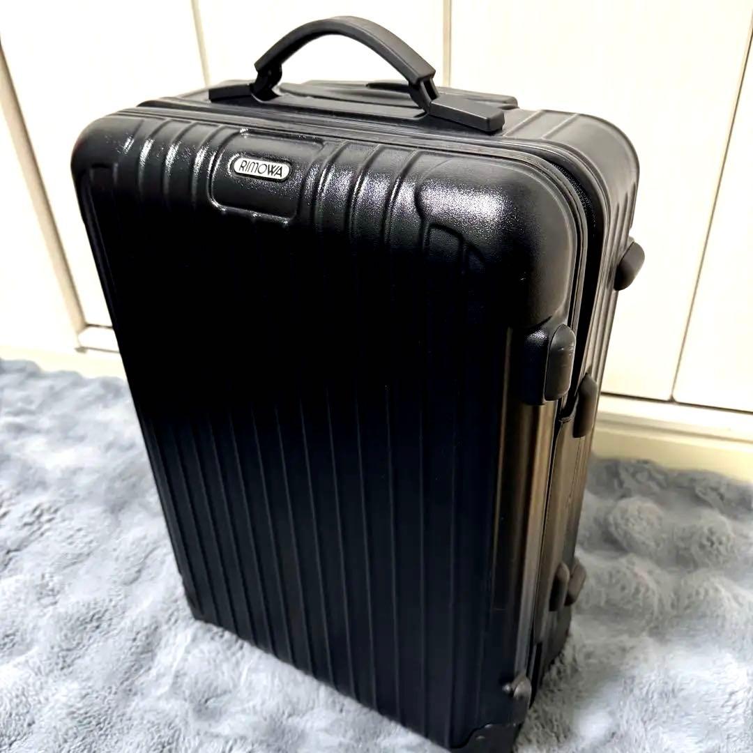 RIMOWAリモワ サルサ機内持込み マットブラック2輪TSAロック 美品 黒