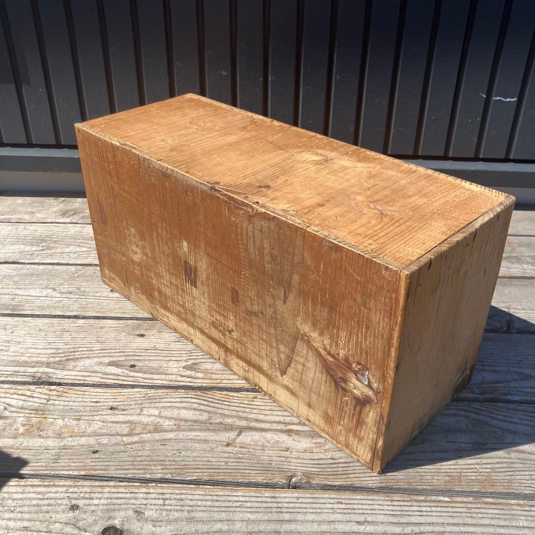 昭和レトロ アンティーク 古家具 道具箱 木製チェスト 2段 ミニ箪笥 タンス