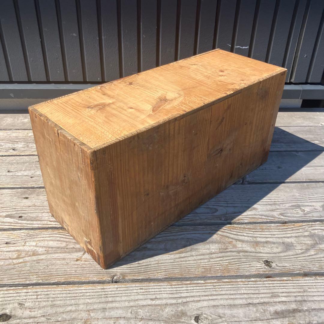 昭和レトロ アンティーク 古家具 道具箱 木製チェスト 2段 ミニ箪笥 タンス