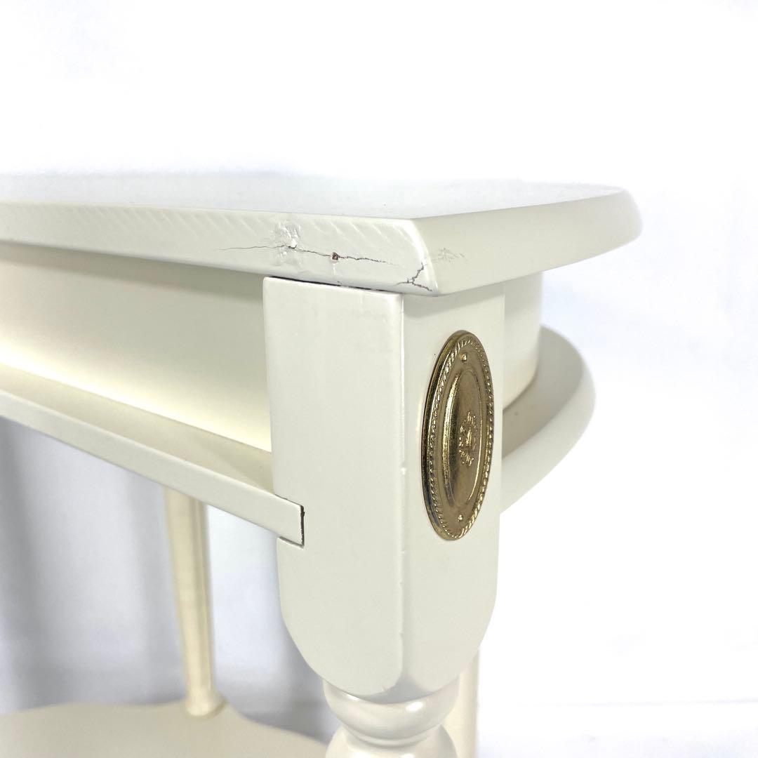 コンソールテーブル　サイドテーブル　インテリア　花台　アンティーク　　ロココ調