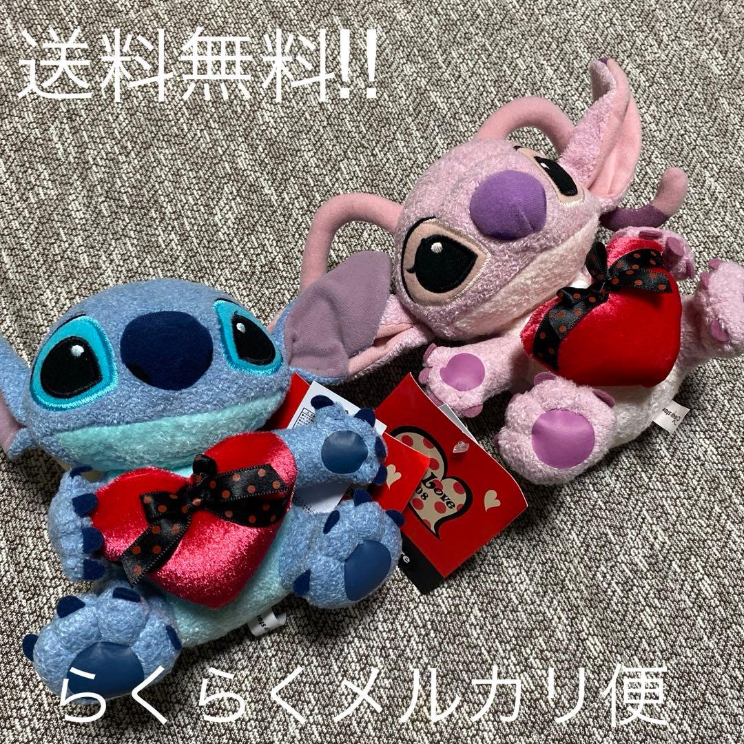 【レア】Disney スティッチ エンジェル　ディズニーストア　ぬいぐるみ