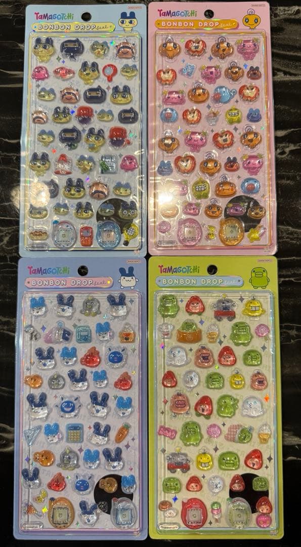 サンリオ　たまごっち　ボンボンドロップシール　コンプリート