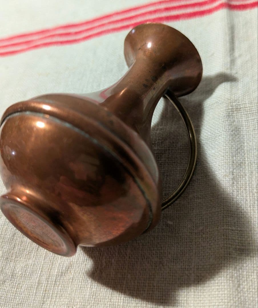 フランスアンティーク　ディネット 銅製ままごと ミニチュアキッチン道具 4個