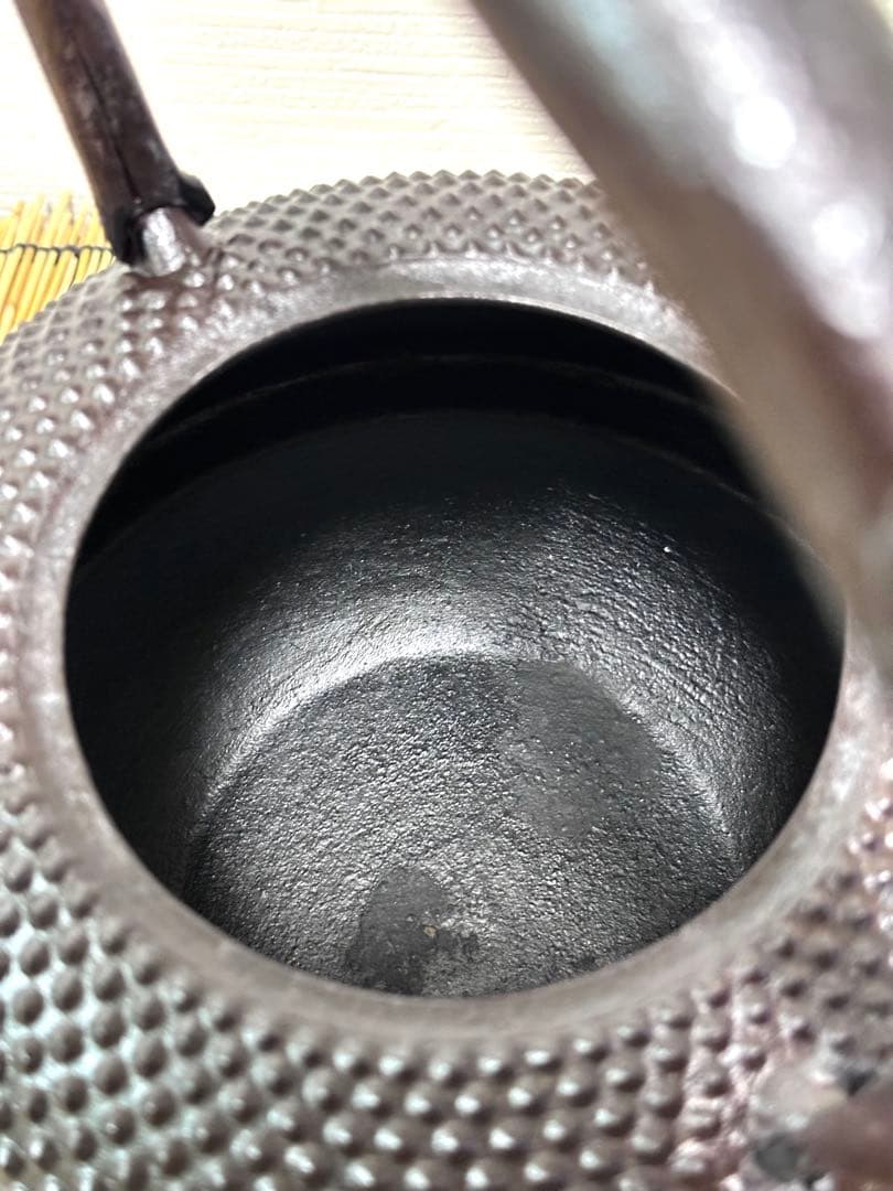 未使用品、栞付　南部成龍堂鋳造所　伝統工芸士 及川 光正(齋峰)３０型　売約済み