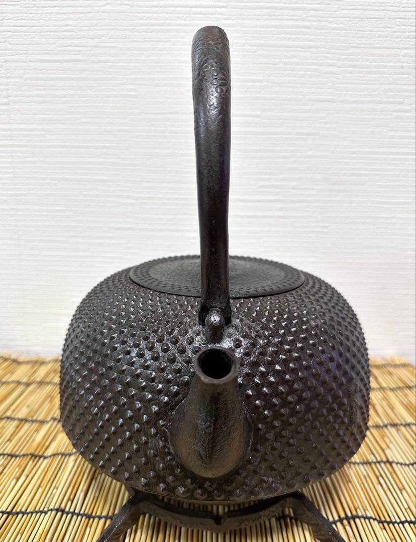 未使用品、栞付　南部成龍堂鋳造所　伝統工芸士 及川 光正(齋峰)３０型　売約済み