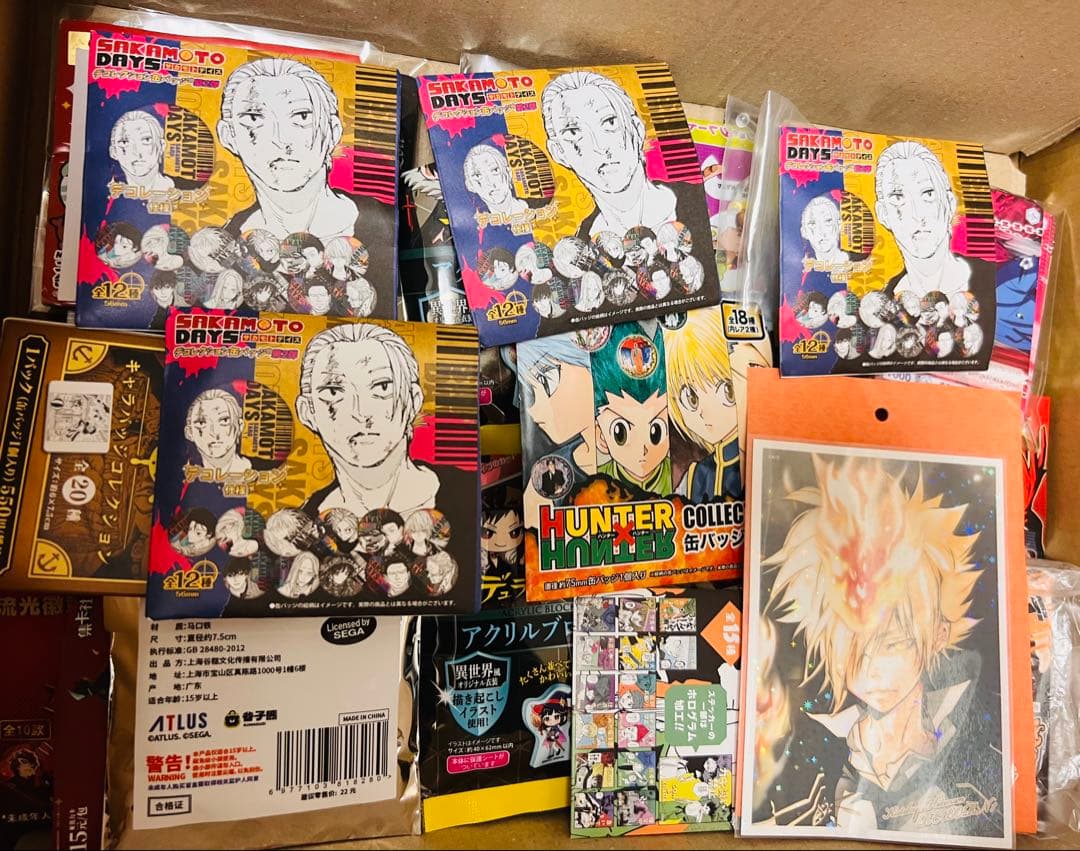 one piece ナルト 家庭教師ジャンプ　アニメキャラグッズ大量　まとめ売り