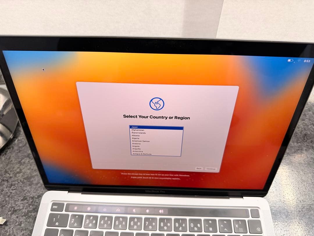MacBook本体 MacBookPro2020 M1 13in 256GB 8GB bat100%