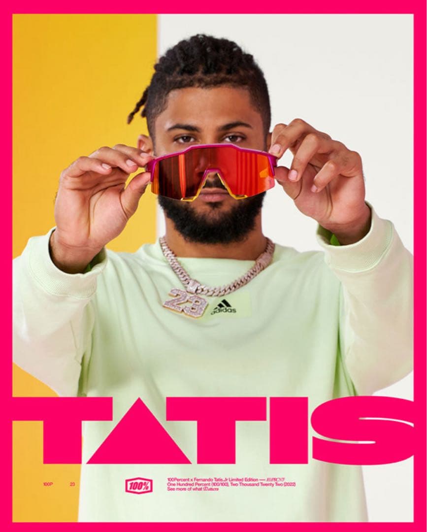 100% タティスjr サングラス　ワンハンドレッド