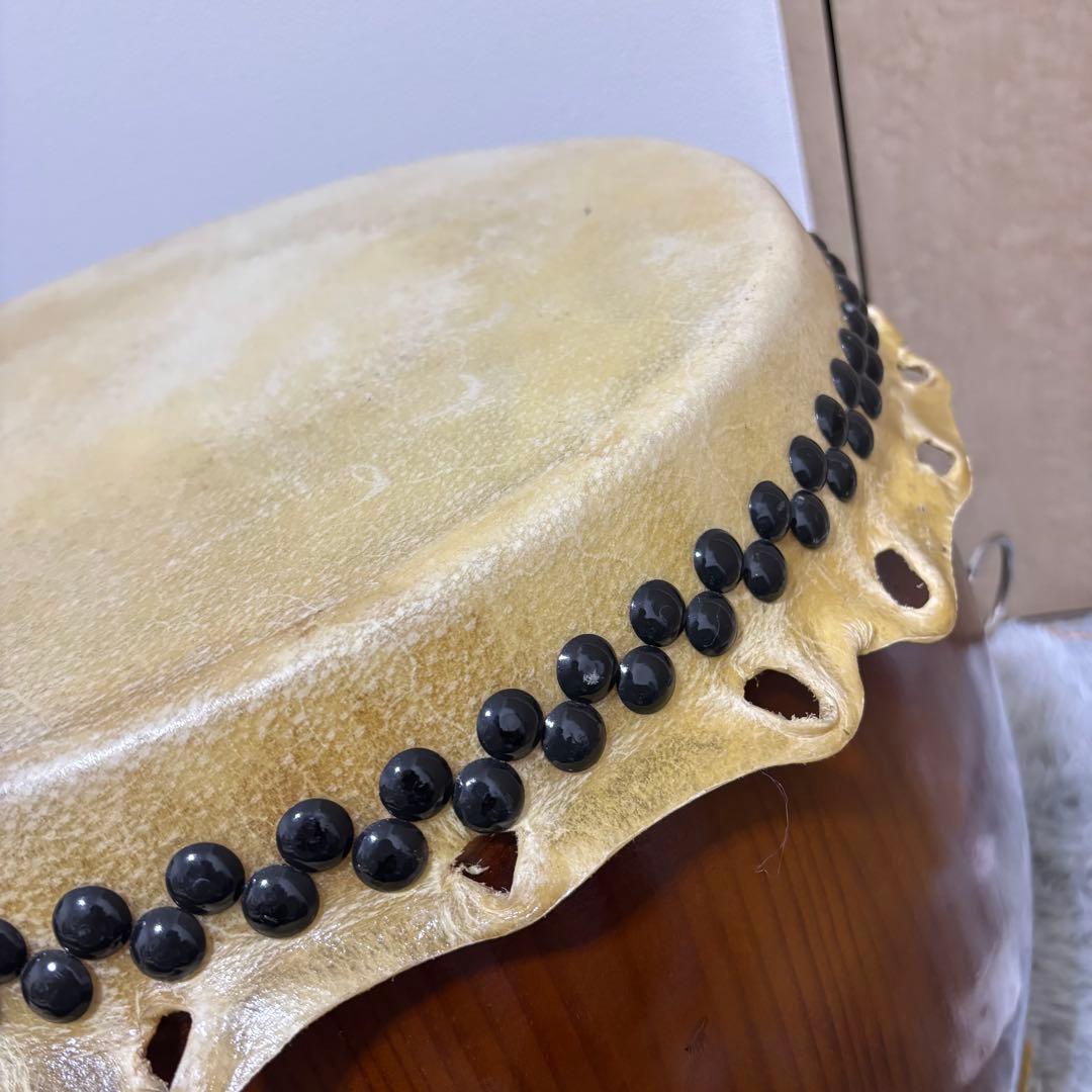 和太鼓 一尺四寸 バチ付き 耳付き